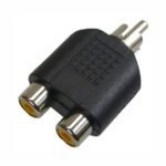 ADAPTADOR RCA (M) A 2 RCA (H)