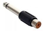 ADAPTADOR PLUG 6.5MM (M) A 1 RCA (H)