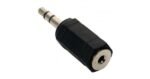 ADAPTADOR MINI PLUG (M) A 2.5MM A AUX (H) 3.5MM