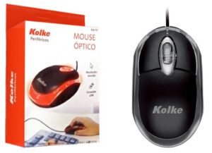 MOUSE KOLKE KM-117 LUZ USB CABLE 1.2MTS 1200DPI NEGRO