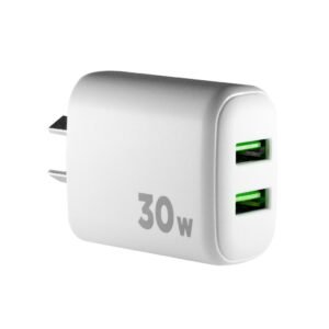 CARGADOR XAEA IPHONE MOD 600 INTENSIFY 30W 4.4A 2 USB + CABLE BLANCO