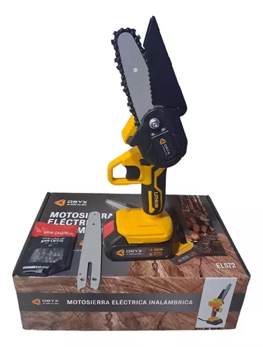 MOTOSIERRA DE MANO INALAMBRICA ORYX 400W 21V