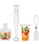 MINI PIMMER BATIDORA  Y TRITURADORA 3 EN 1 300W PLASTICO BLANCO