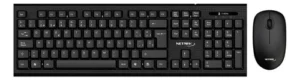 COMBO NETMAK TECLADO + MOUSE INALAMBRICO 2.4GHZ