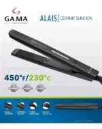 PLANCHITA DE PELO GAMA ITALY ALAIS CERAMIC SHINE ION 450°F / 230°C