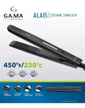 PLANCHITA DE PELO GAMA ITALY ALAIS CERAMIC SHINE ION 450°F / 230°C