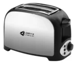 TOSTADORA ELÉCTRICA ORYX OR-511 2 RANURAS 750W ACERO INOXIDABLE