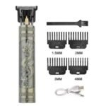 AFEITADORA VINTAGE CORTADORA DE PELO PLASTICO DORADO/NEGRO RECARGABLE