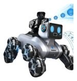 PERRO ROBOT CON CONTROL REMOTO DISPARADOR HIDROGEL 2.4HZ