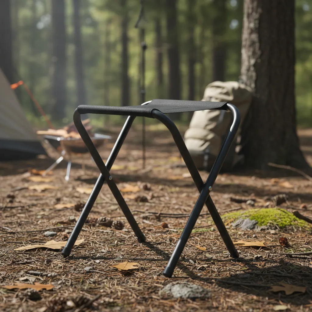 MESA PLEGABLE ALUMINIO ALTURA REGULABLE REFORZADA KTO CON 4 BANQUETAS NEGRO - Imagen 2