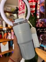 VASO TERMICO COFFEE CON TAPA Y PICO  500ML CELESTE