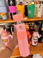 BOTELLA TERMICA STANLEY  MATE LISTO 700ML ROSA
